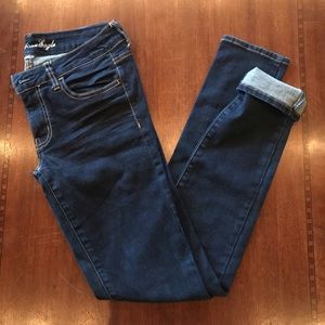 American Eagle Dark Wash Jeggings